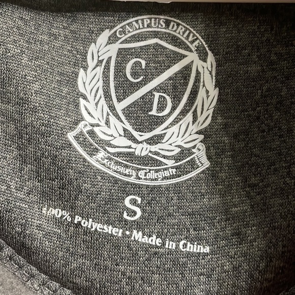 GONZAGA  full zip grey sweatshirt - Picture 3 of 3